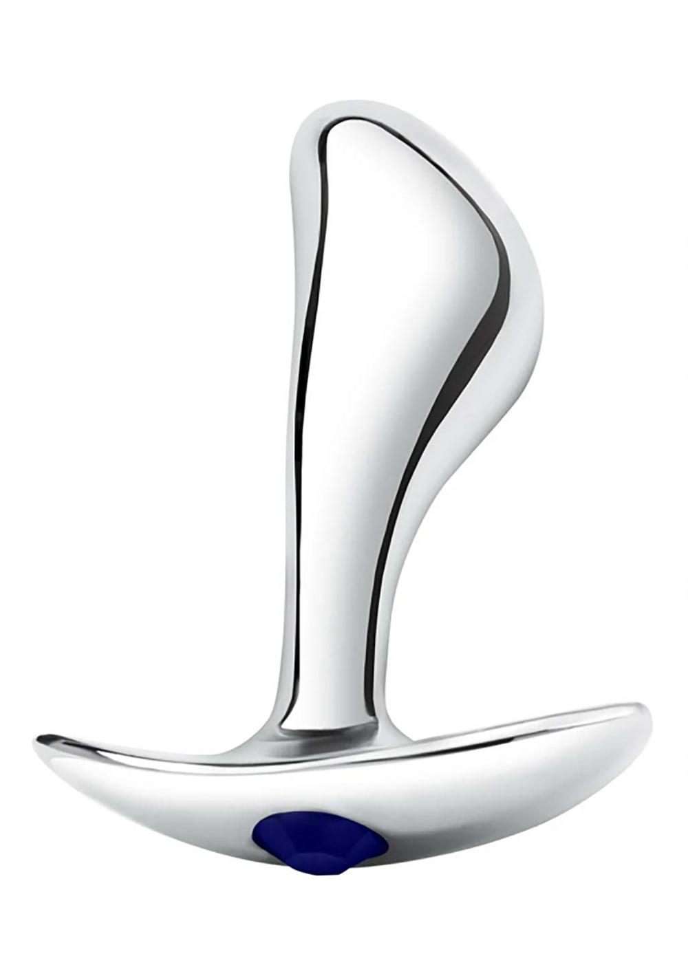 2.5″ Stainless Steel Bling Prostate Massager Plug Anal