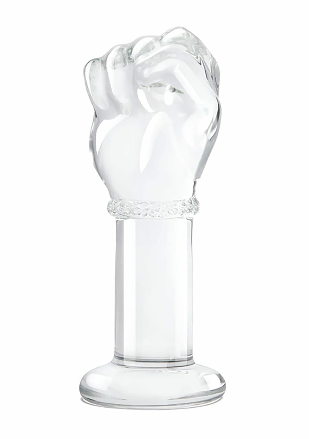 5″ Glass Fist Butt Plug Anal