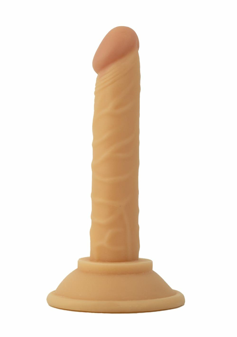 All American Mini Whoppers 4″ Straight Dong Dildos Caramel