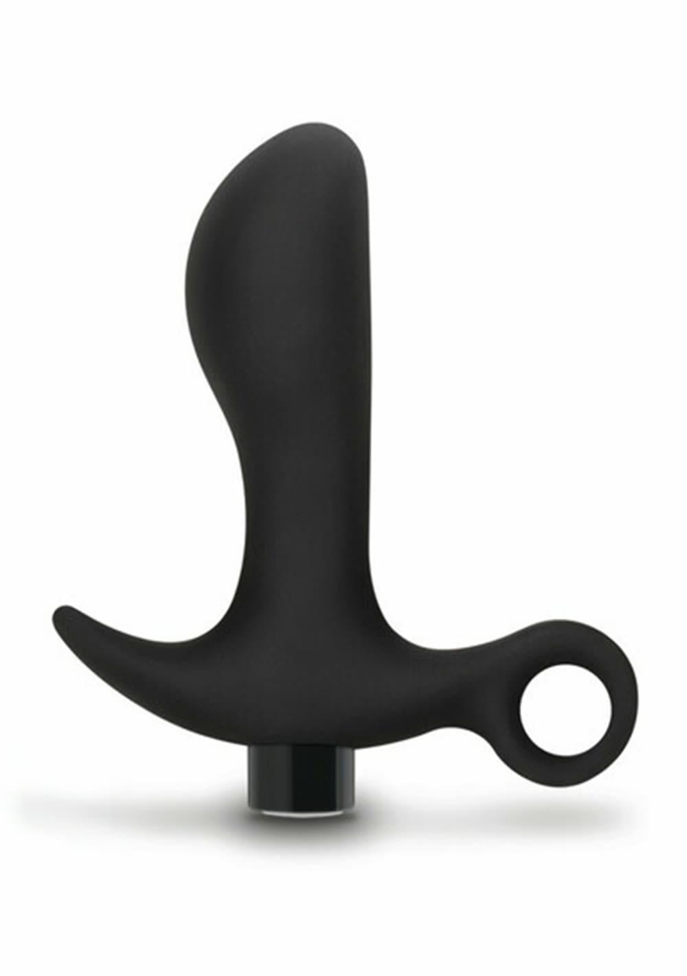 Anal Adventures Platinum – Silicone Vibrating Prostate Massager 01 Anal