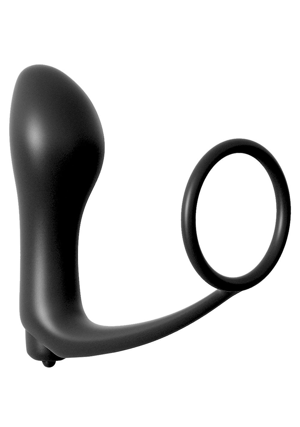 Anal Fantasy Collection – Ass-Gasm Cock Ring Vibrating Plug Anal