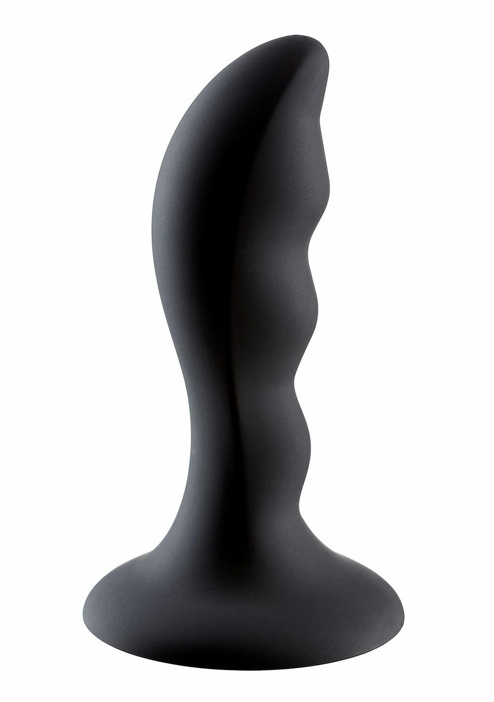 Anal Play Silicone Ridge Anal Black