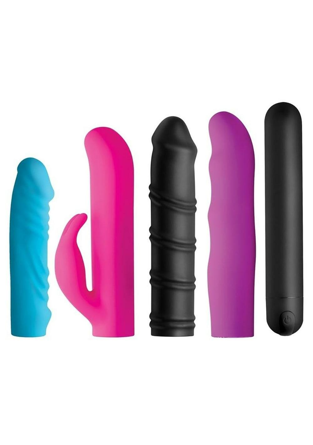 Bang! 3 Speed 4-In-1 Xl Bullet And Sleeves Kit Silicone Vibrators Pink