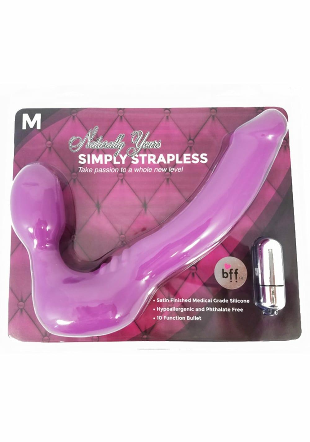 Bbf Naturally Yours Simply Strapless Strap-On Vibrator Vibrators