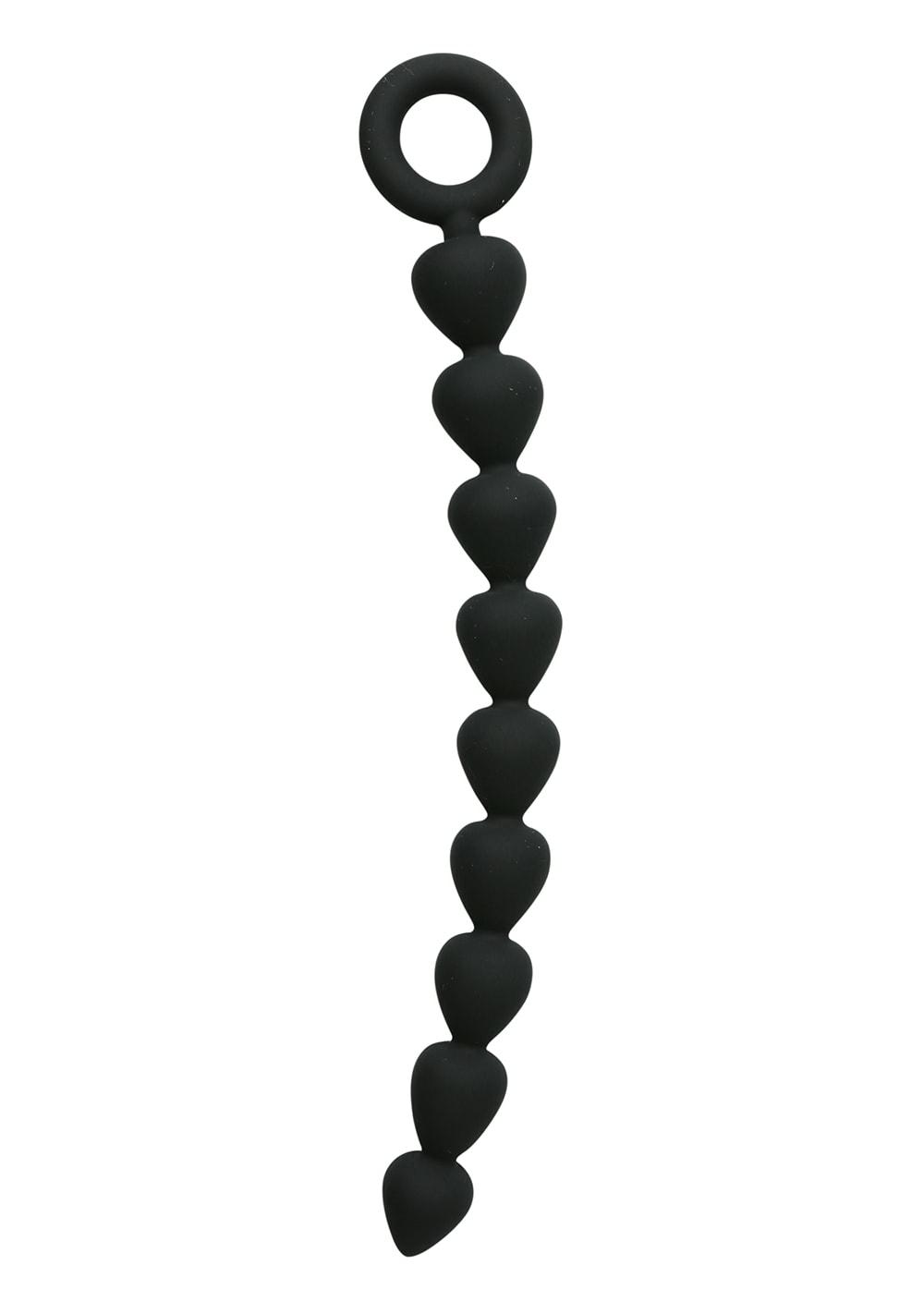 Black Silicone Anal Beads Anal Black