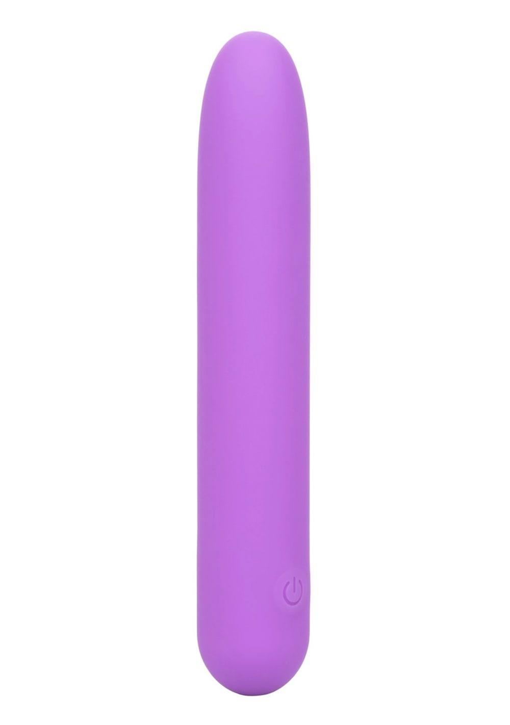 Bliss Liquid Silicone Mini Vibe Slimline Vibrators Purple