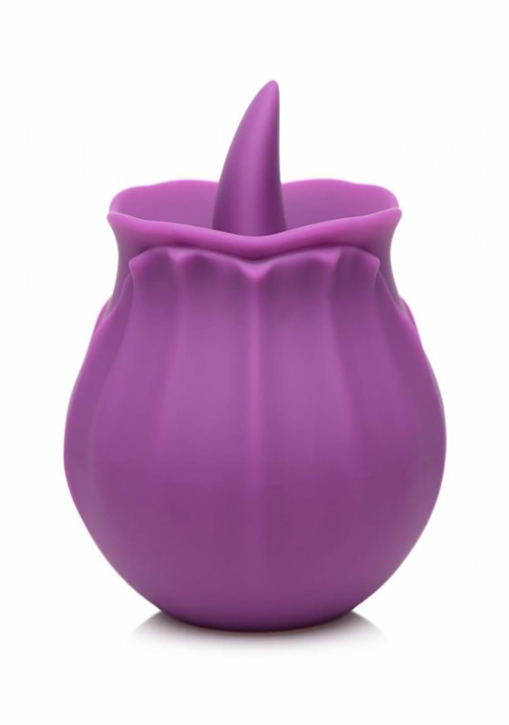 Bloomgasm Wild Violet Licking Silicone Stimulator Silicone Vibrators Purple