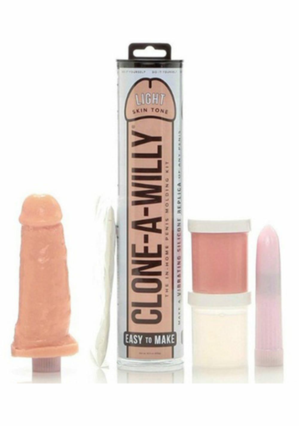 Clone A Willy Vibrating Dildo Kit – Vanilla Dildos