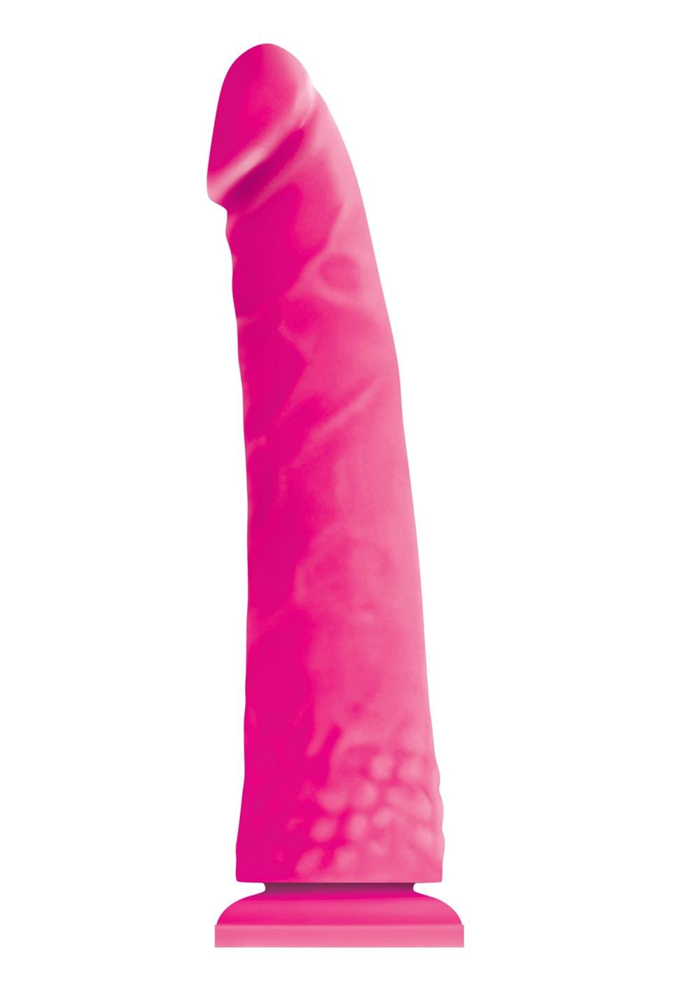 Colours Pleasures Thin Dildo – 8″ Dildos Pink