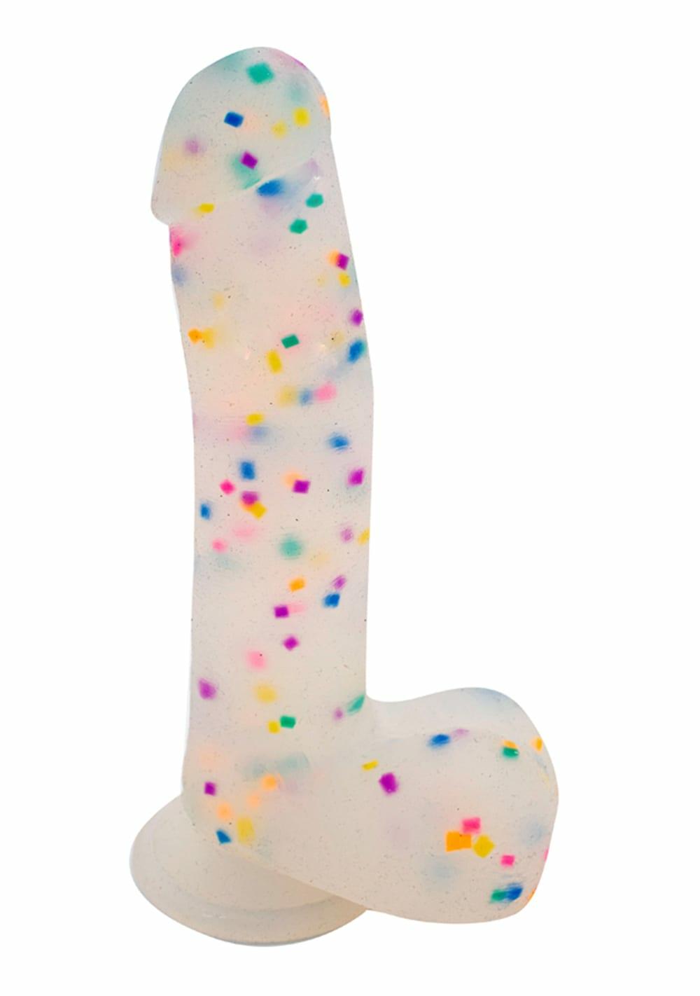 Confetti Cock – 8.5″ Dildos Purple