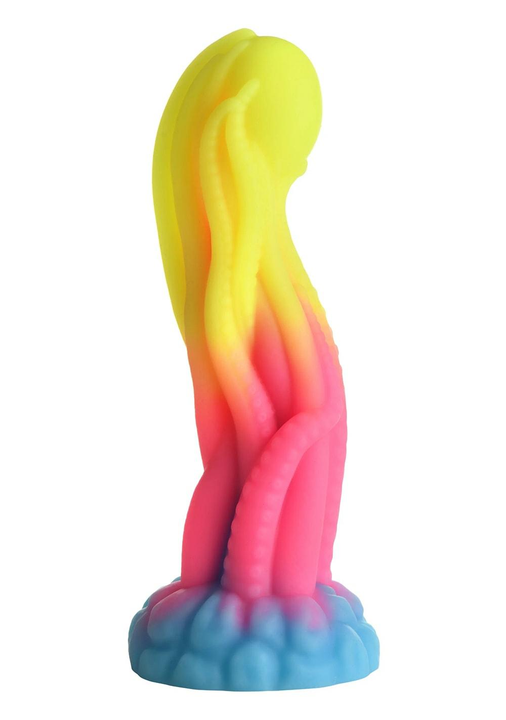 Creature Cocks – Tenta-Glow Glow-In-The-Dark Silicone Dildo Dildos