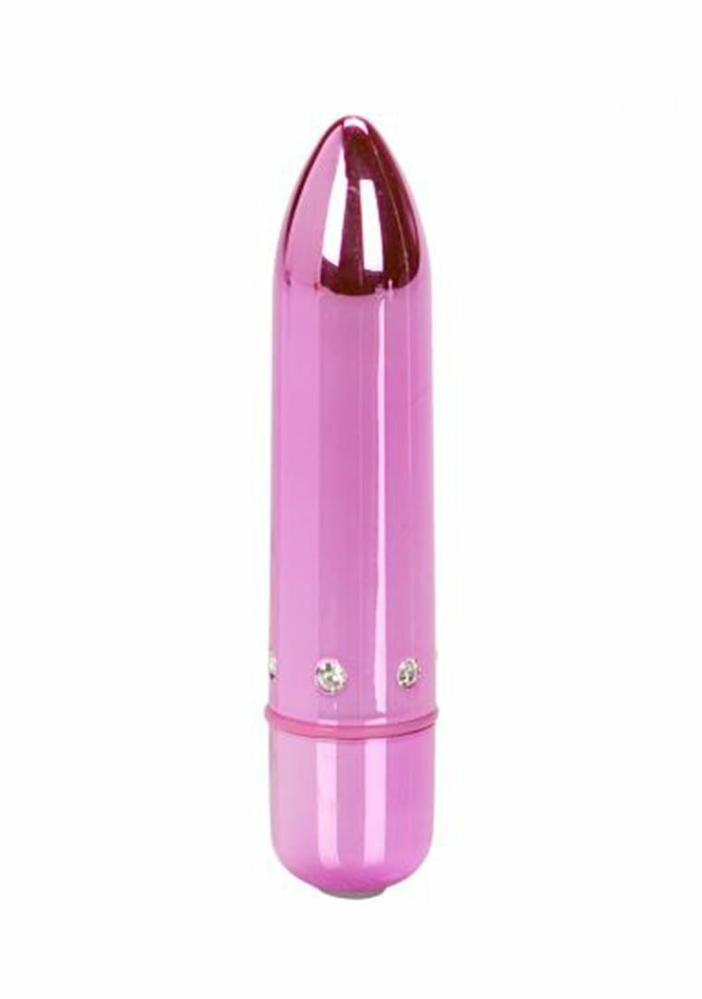 Crystal High Intensity Bullet Egg & Bullet Vibrators Pink