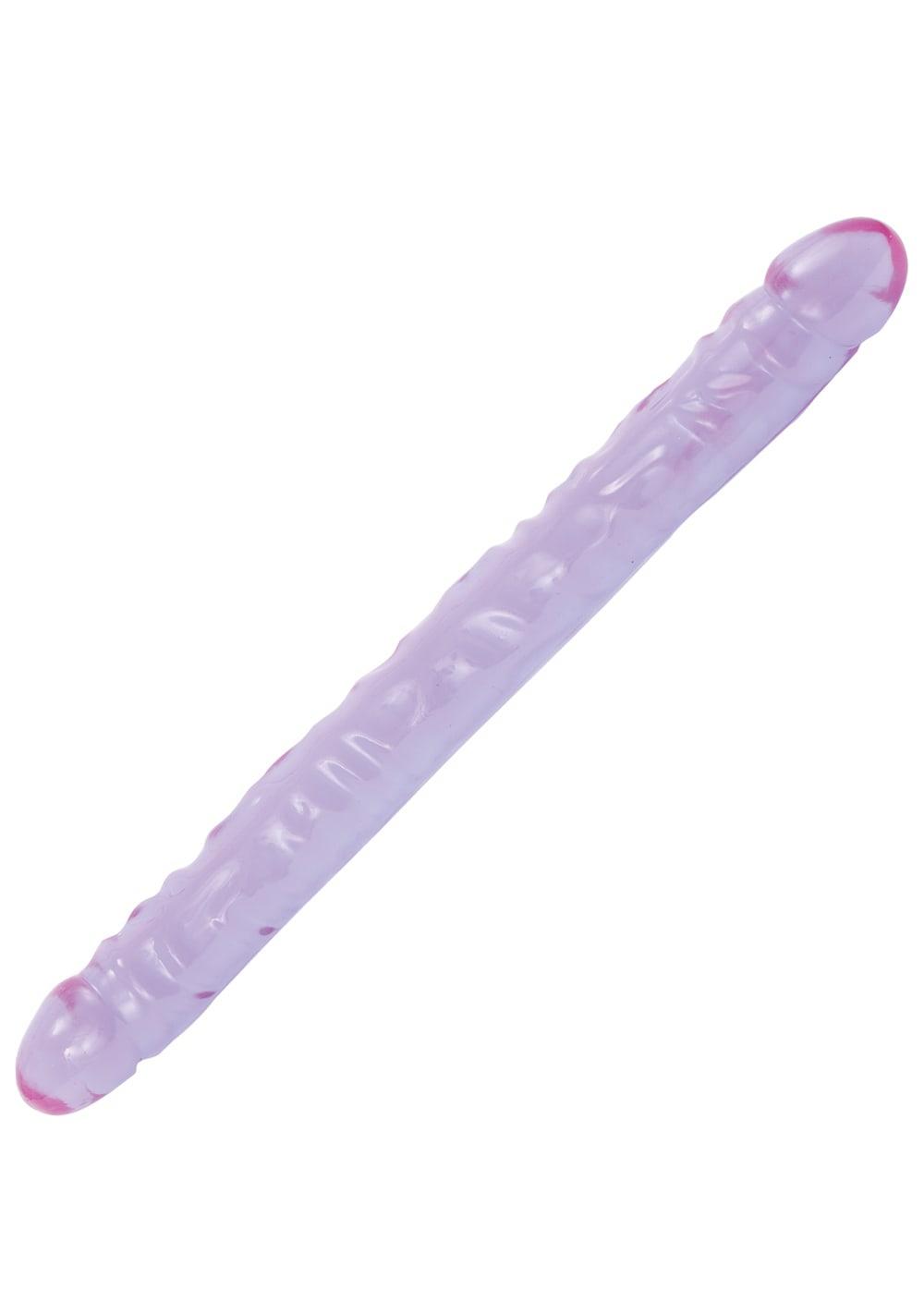 Crystal Jellies® 18″ Double Dong Dildos Clear