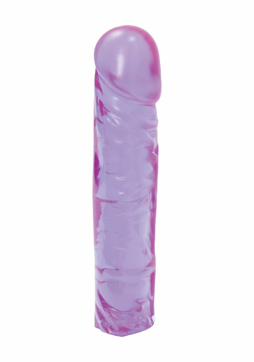 Crystal Jellies® 8″ Classic Dong Dildos Clear