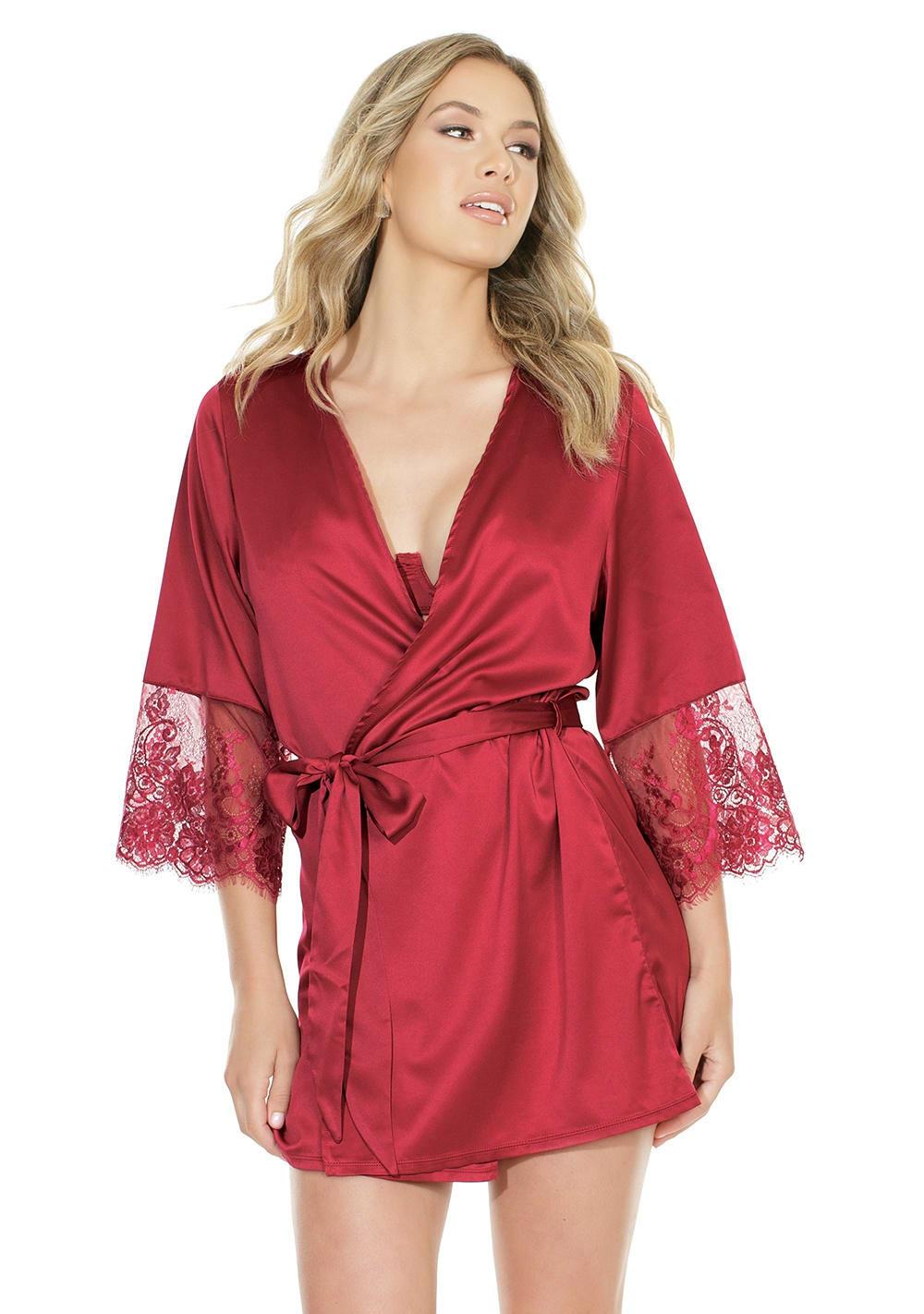 Diva Satin Robe Lingerie