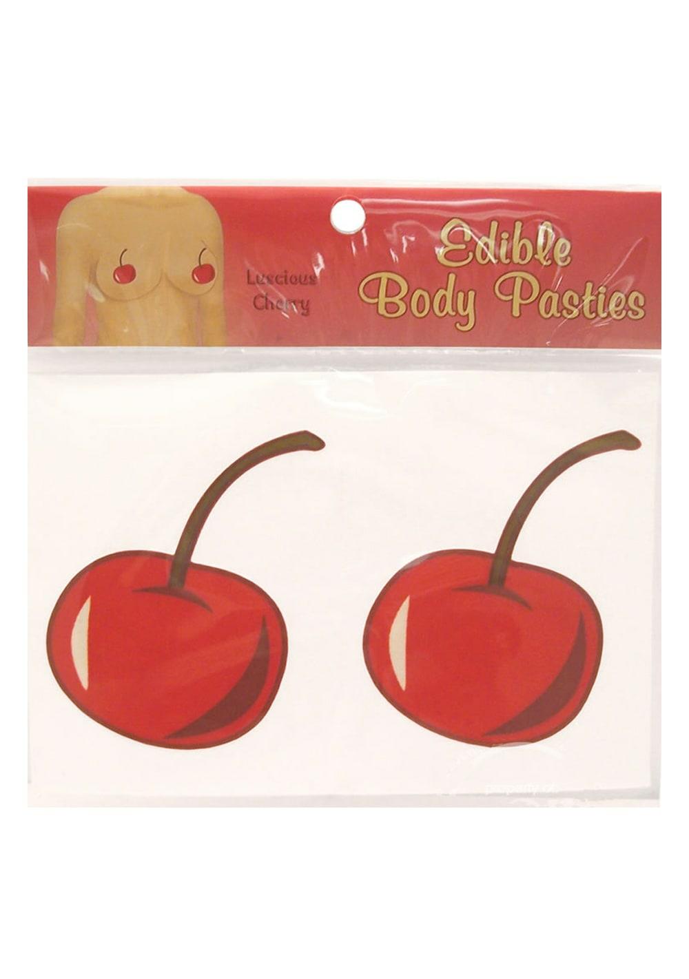 Edible Body Pasties – Luscious Cherry Body Adornment