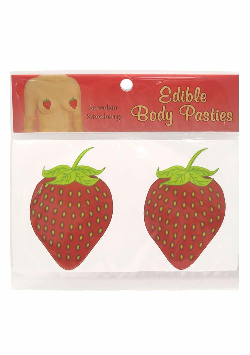 Edible Body Pasties – Succulent Strawberry Body Adornment