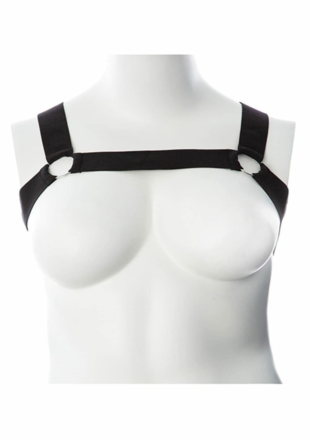 Gender Fluid Mason Harness – Queen Size Lingerie Black