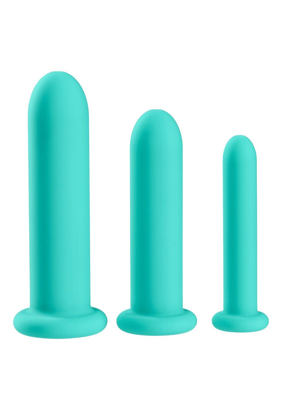 Health And Wellness Silicone Dilator Kit Anal Black