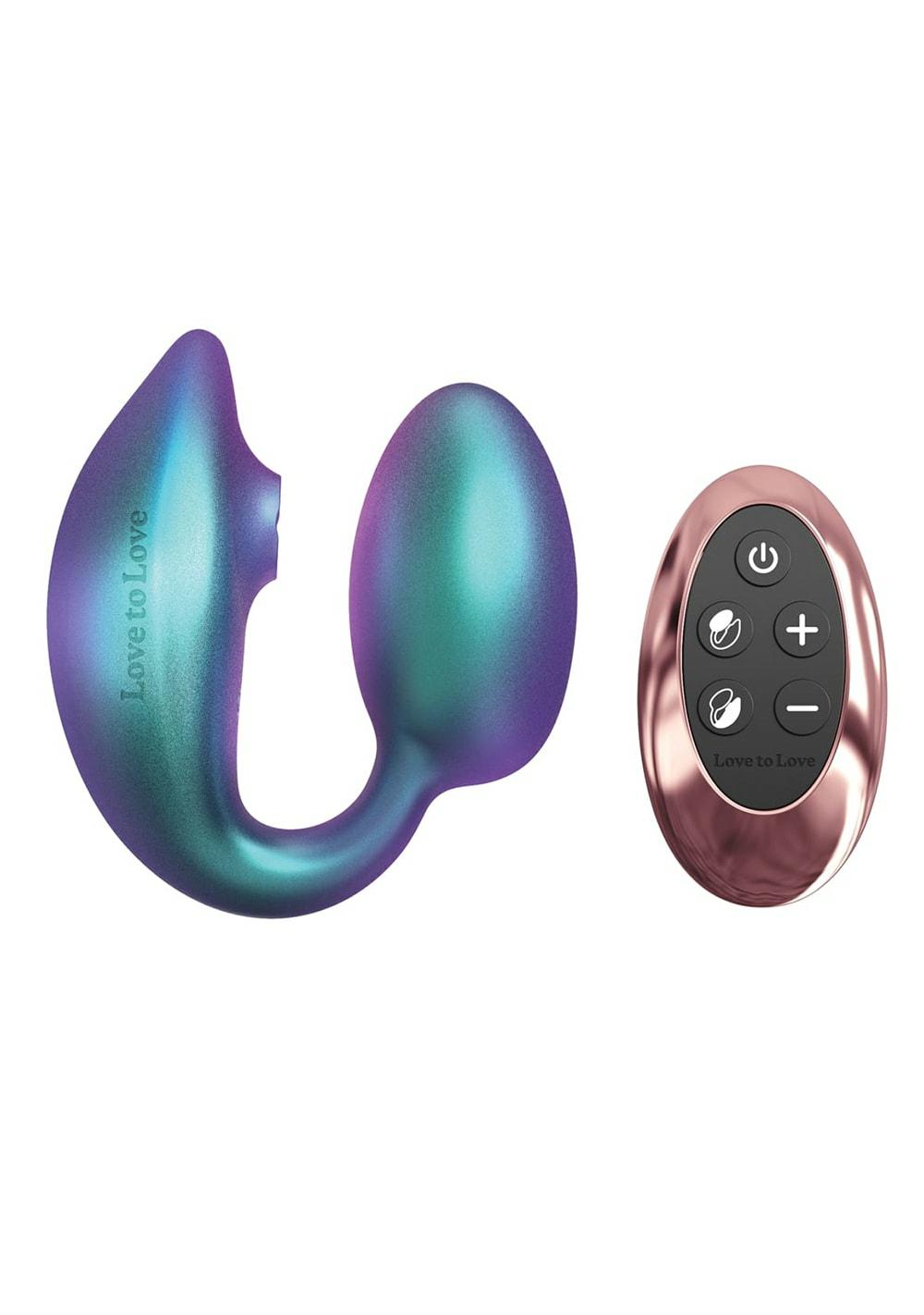 Love To Love – Wonderlover Dual Stimulator Clit Vibrators Iridescent Night