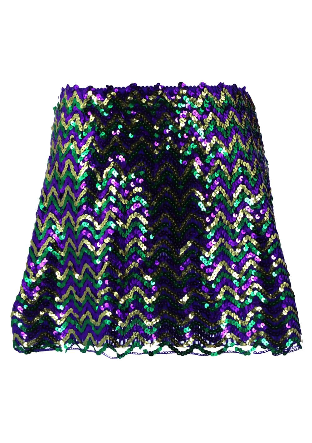 Mardigras Sequined Skirt Dresses