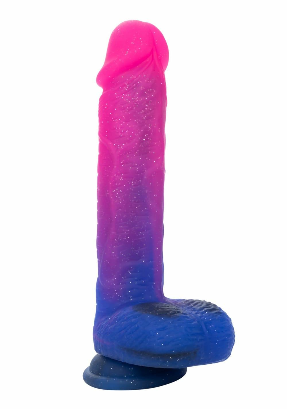 Naughty Bits Ombré Hombre Dildos Purple