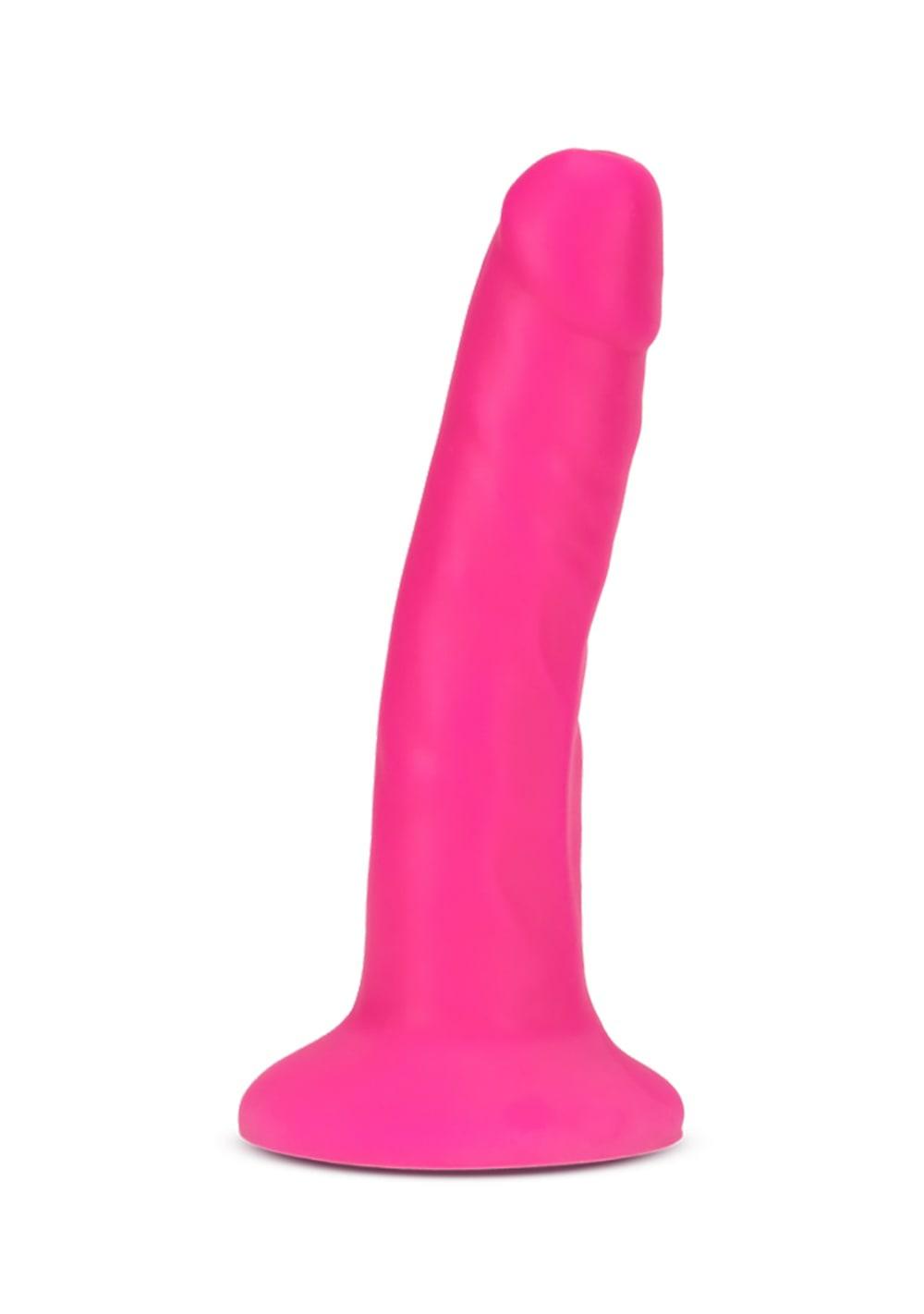 Neo Elite – 6 Inch Silicone Dual Density Cock Dildos Purple