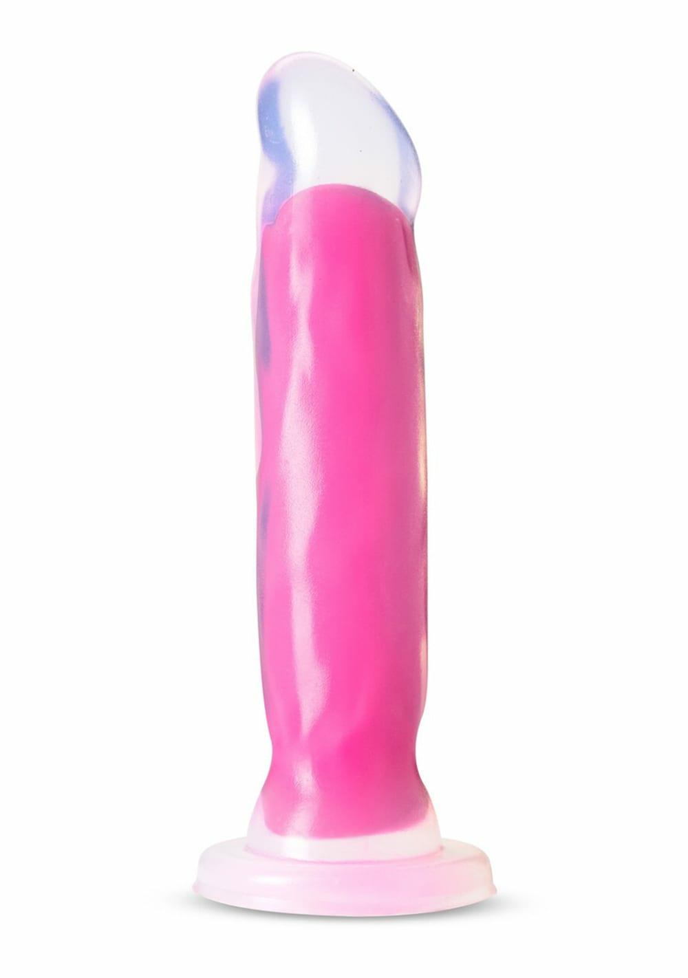 Neo Elite – Glow In The Dark – Marquee – 8″ Silicone Dual Density Dildo Dildos Vanilla