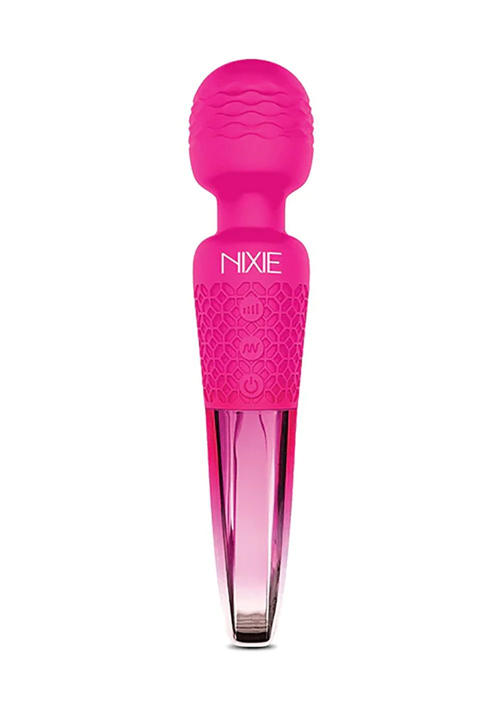 Nixie Rechargeable Wand Massager Vibrators Pink