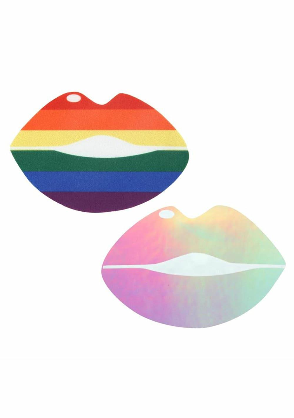 Peekaboos Pride Lips Pasties Body Adornment