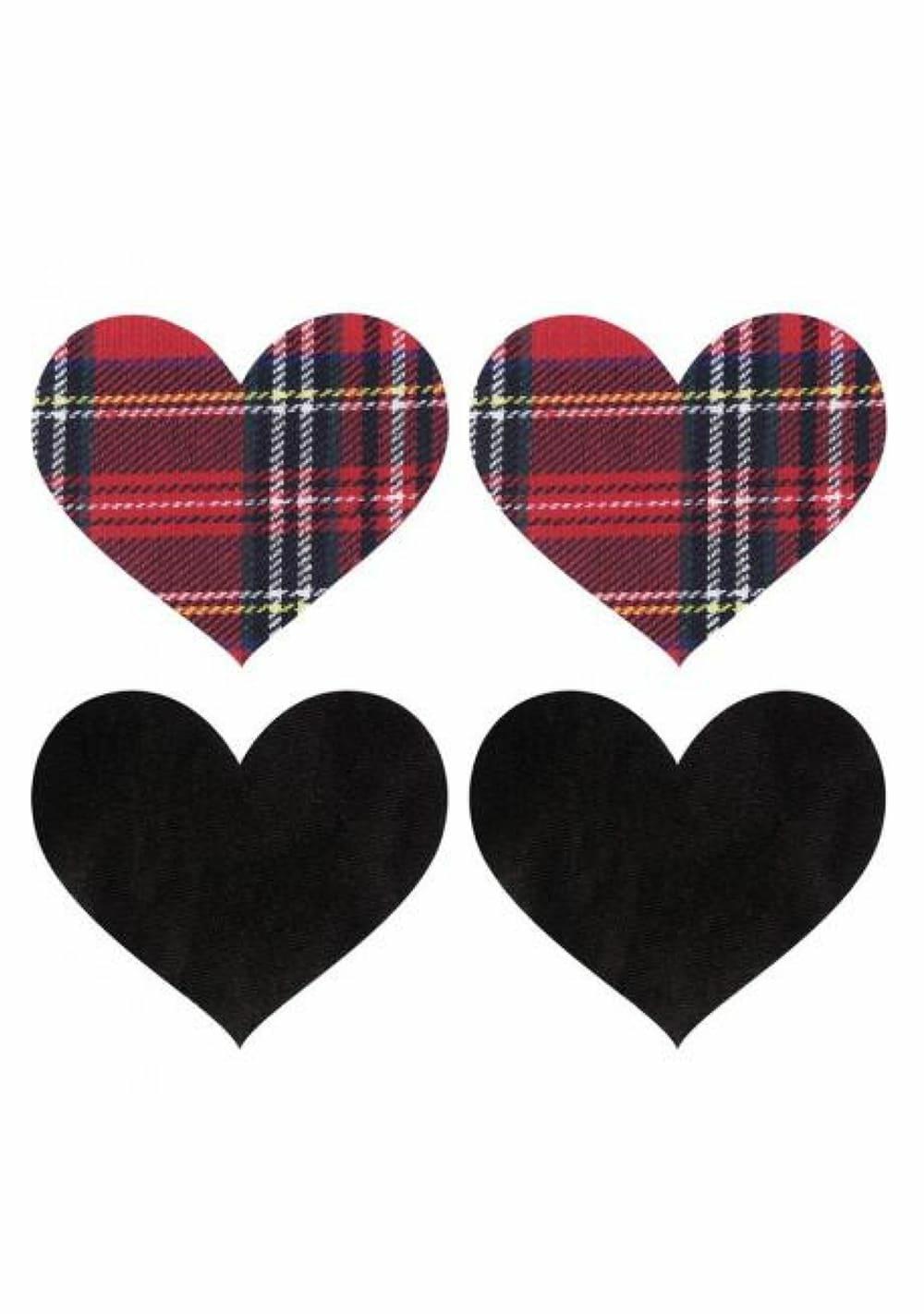 Peekaboos Schoolgirl Hearts Pasties Body Adornment