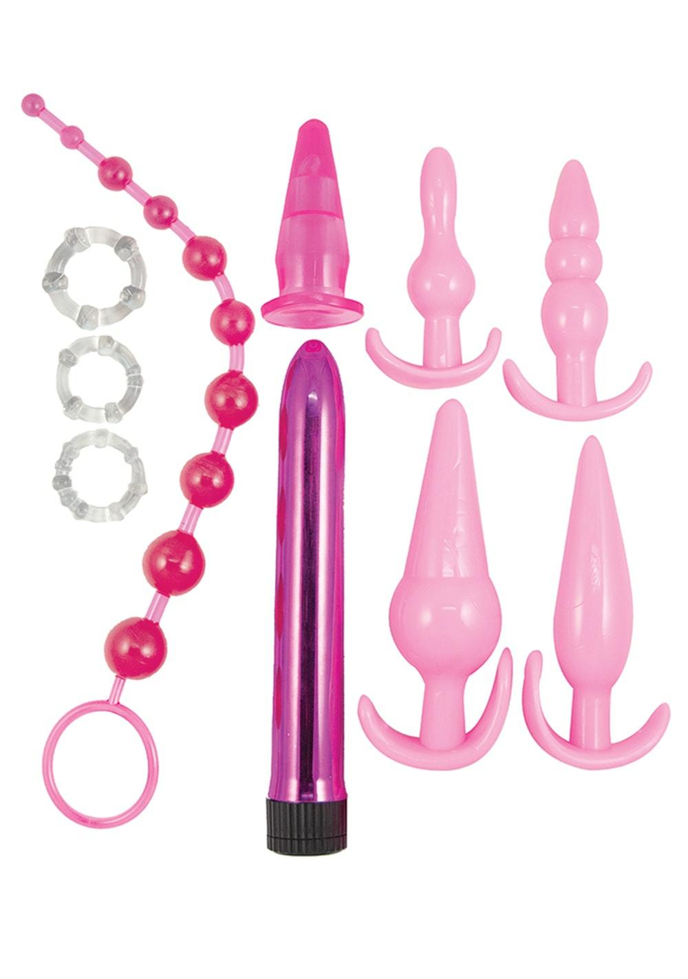 Pink Elite Collection Anal Play Kit Anal