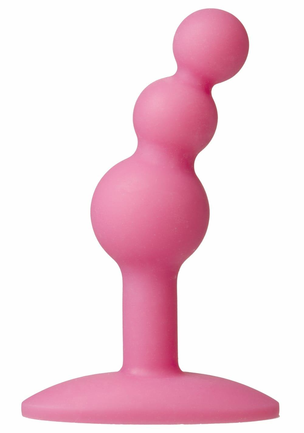 Platinum Premium Silicone – The Minis – Bubble – Medium Anal Pink