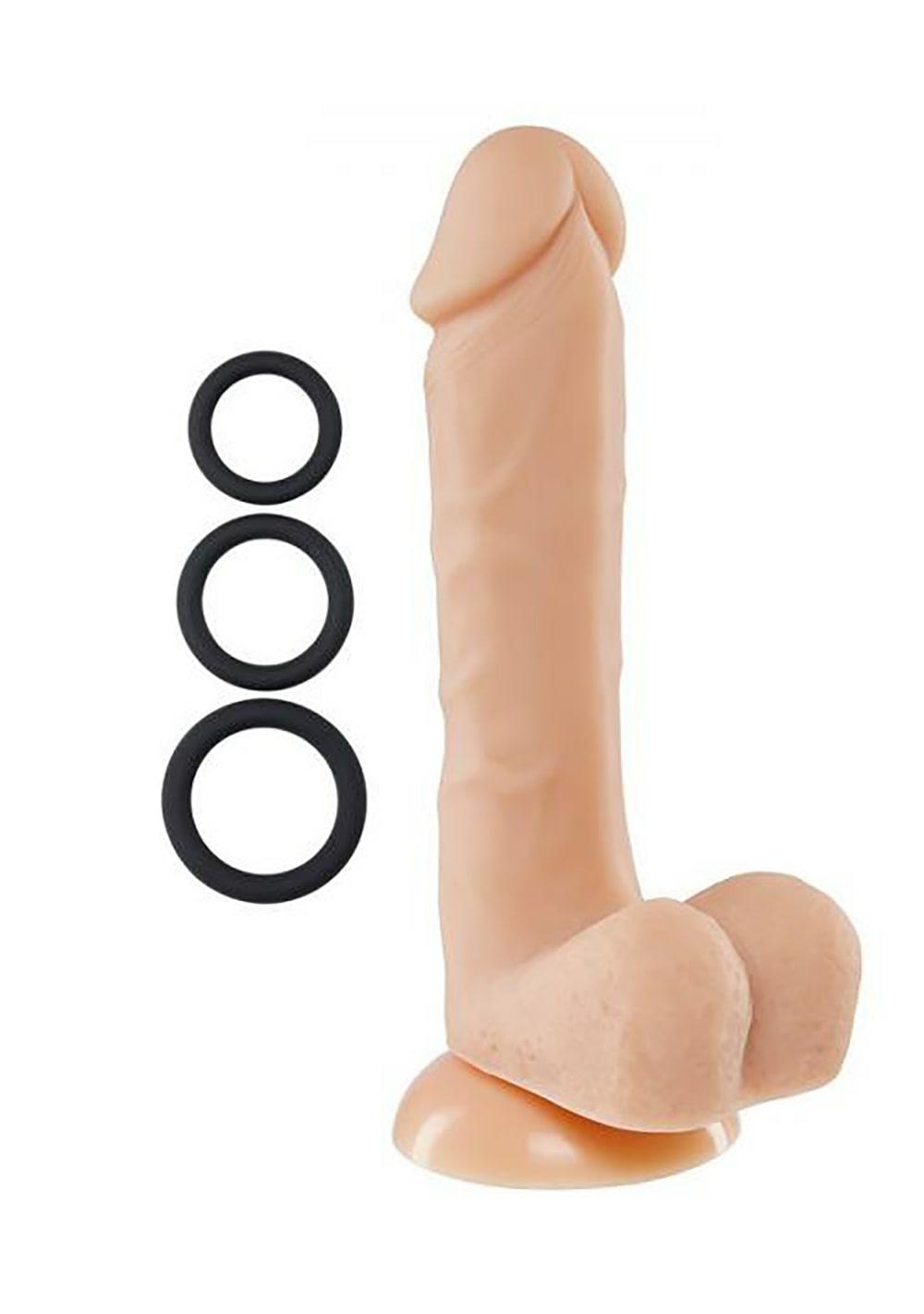 Pro Sensual Premium Silicone Dong – 8″ Dildos Vanilla