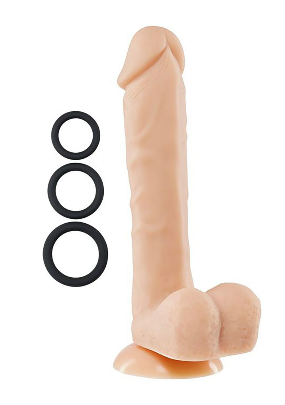 Pro Sensual Premium Silicone Dong – 9″ Dildos Caramel