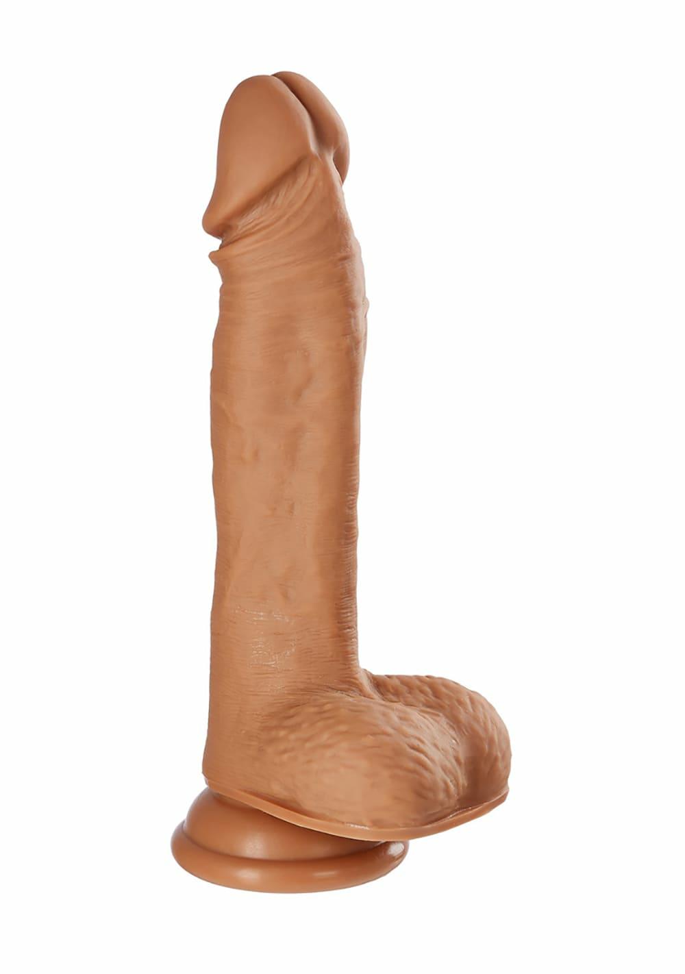 Pro Sensual Swirl Thrust 7″ Dildos Caramel