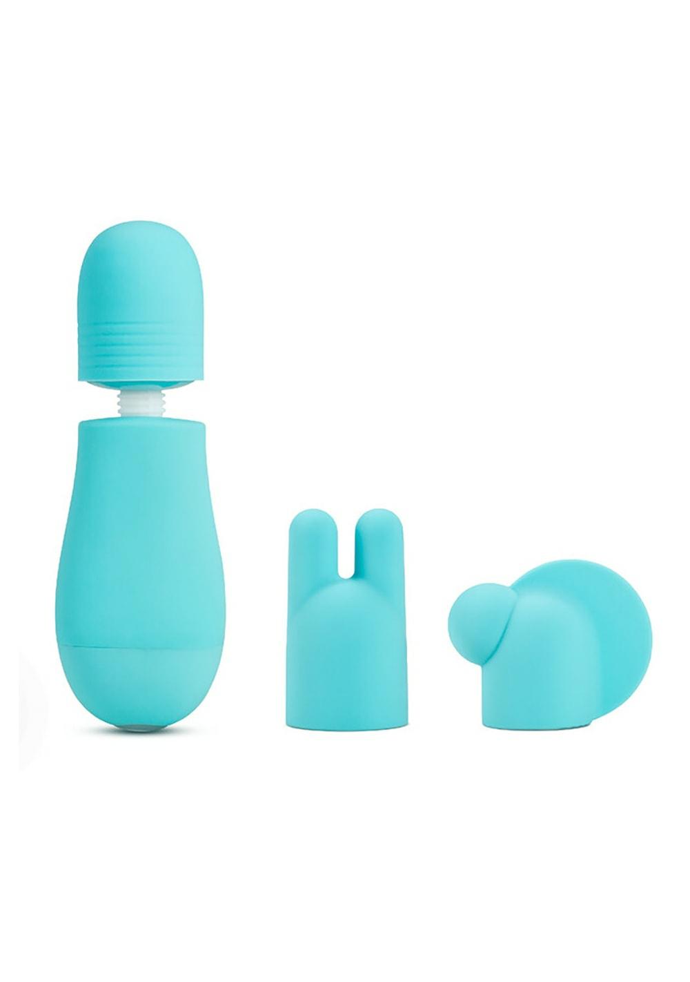 Rose – Petite Massage Wand Vibrators Blue