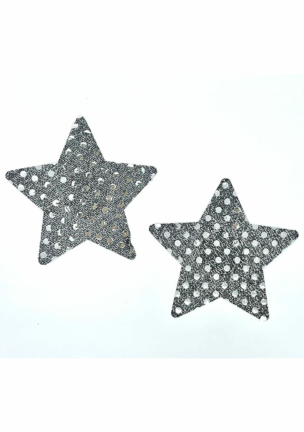 Sequence Star Pasties Body Adornment Silver