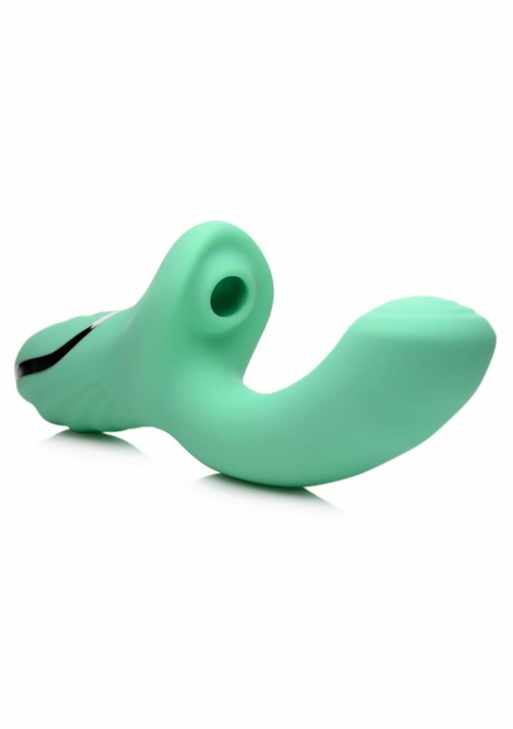 Shegasm 10X Minty Air-Stim Rabbit G Spot Vibrators Black