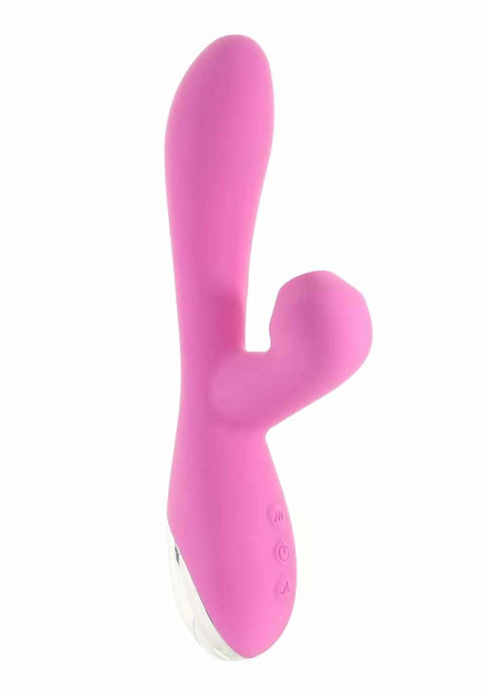 Shegasm Suction Come Hither Rabbit Rabbit Vibrators Pink