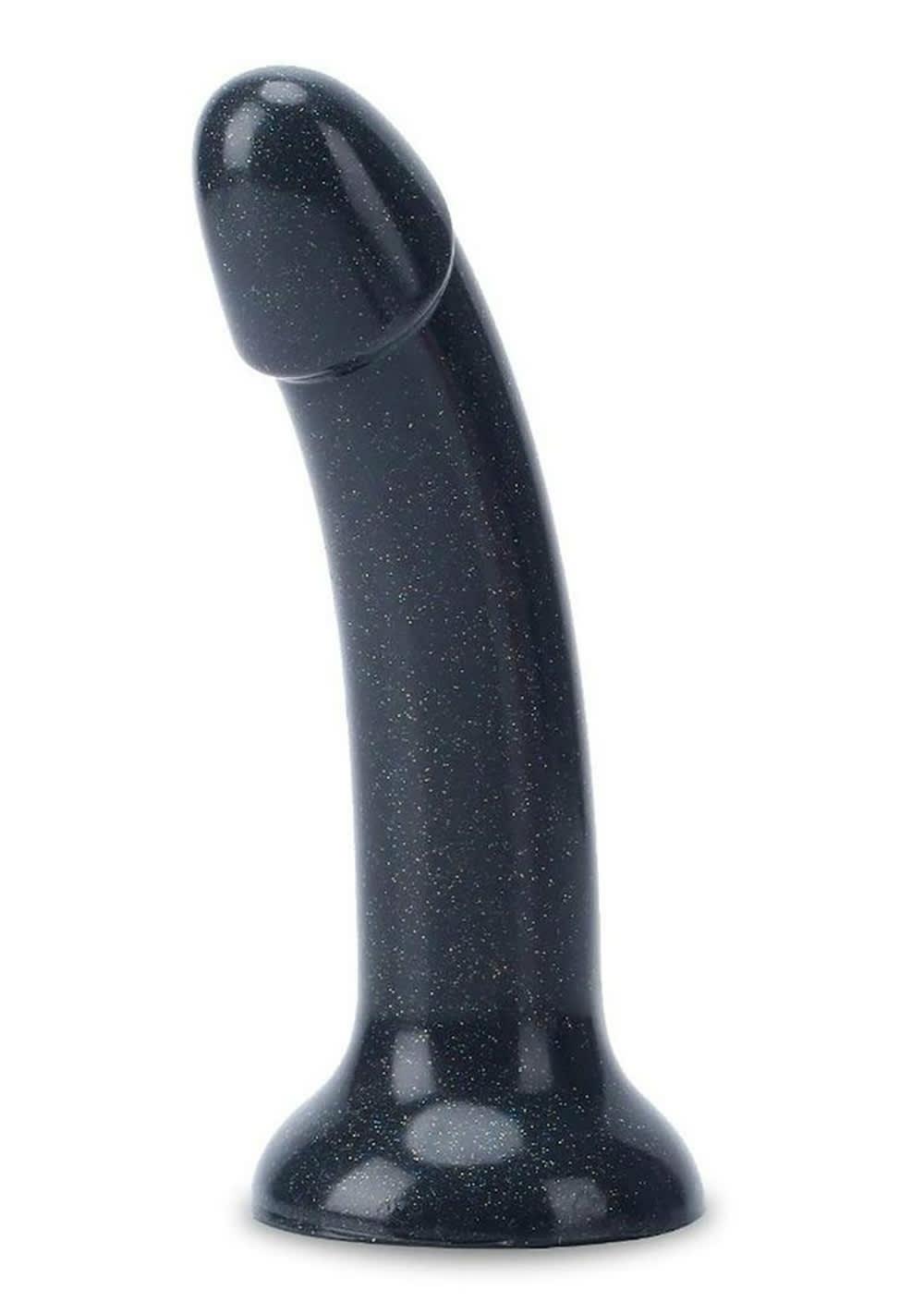 Shimmers Sparkly Dong – 6″ Dildos Black