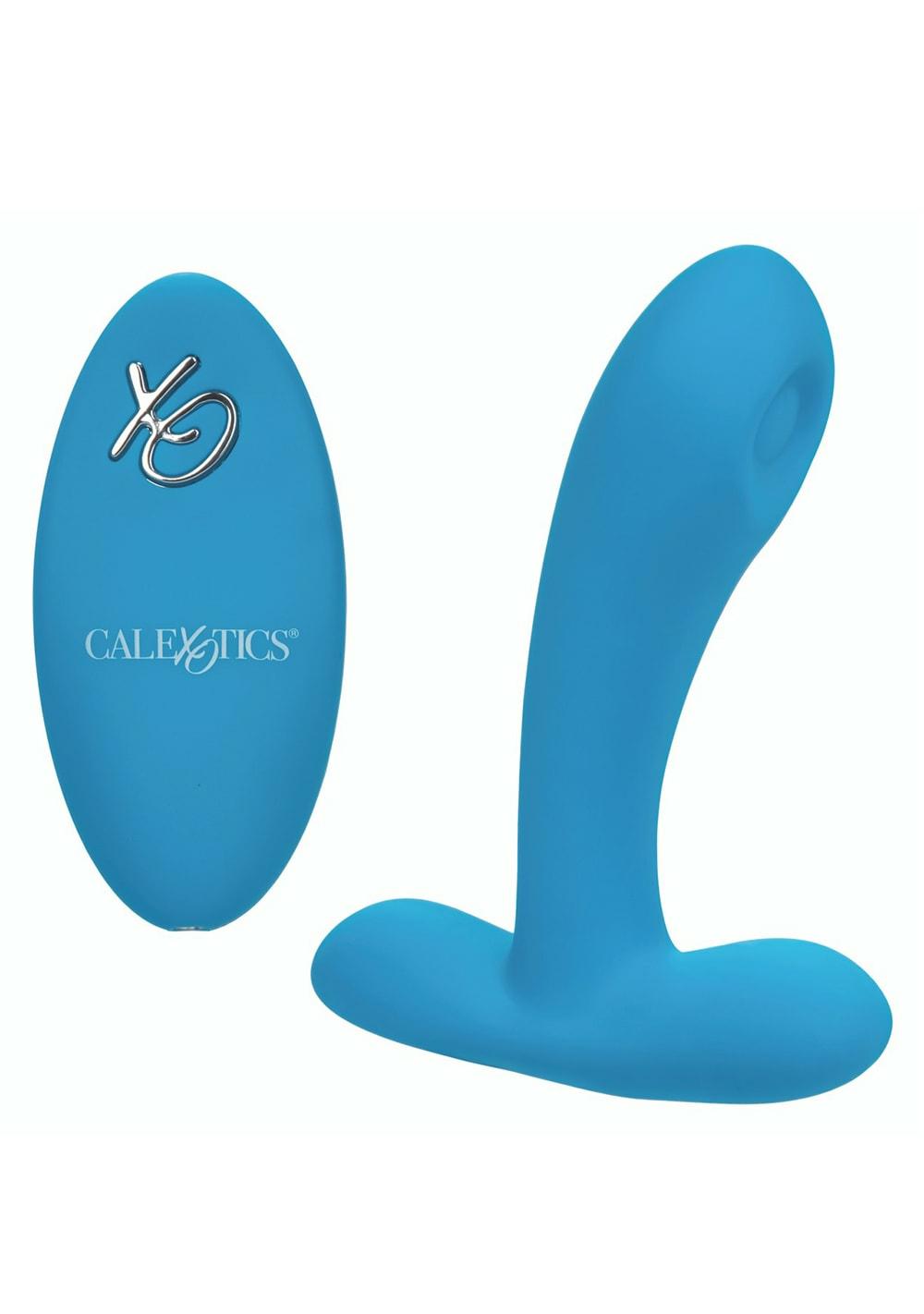 Silicone Remote Pulsing Pleaser Anal Black