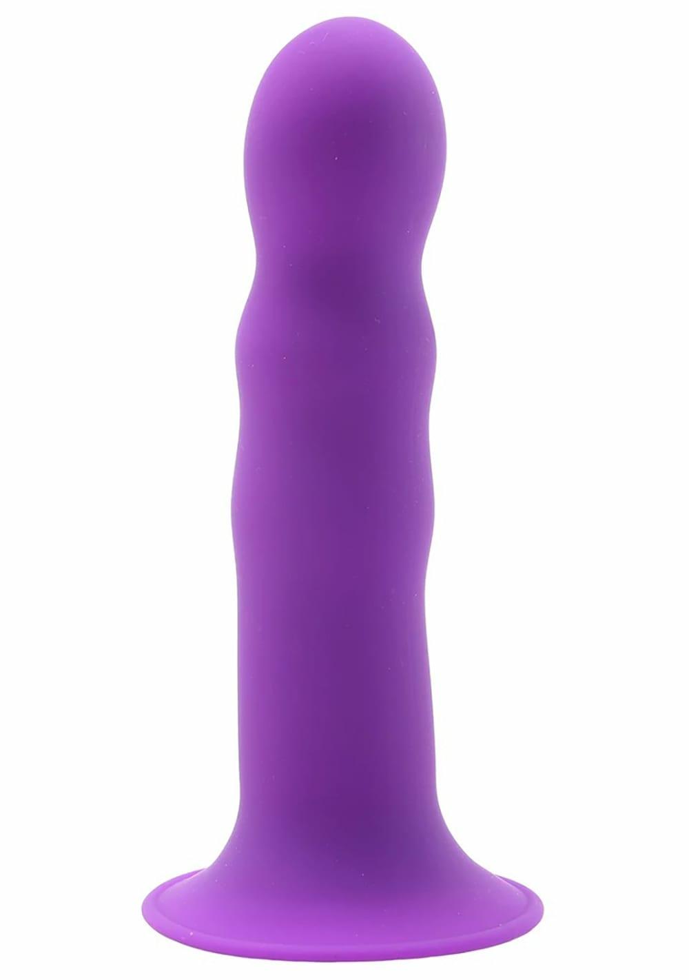 Squeezable Wavy Dildo Dildos Red