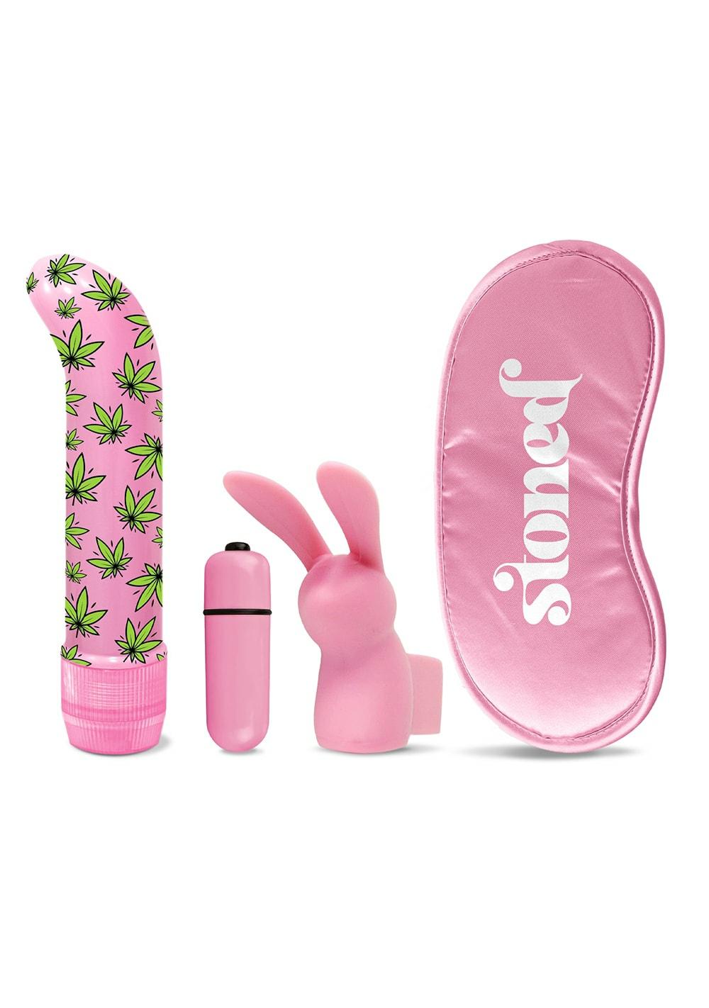 Stoner Vibes Budz Bunny Stash Kit Vibrator Sets