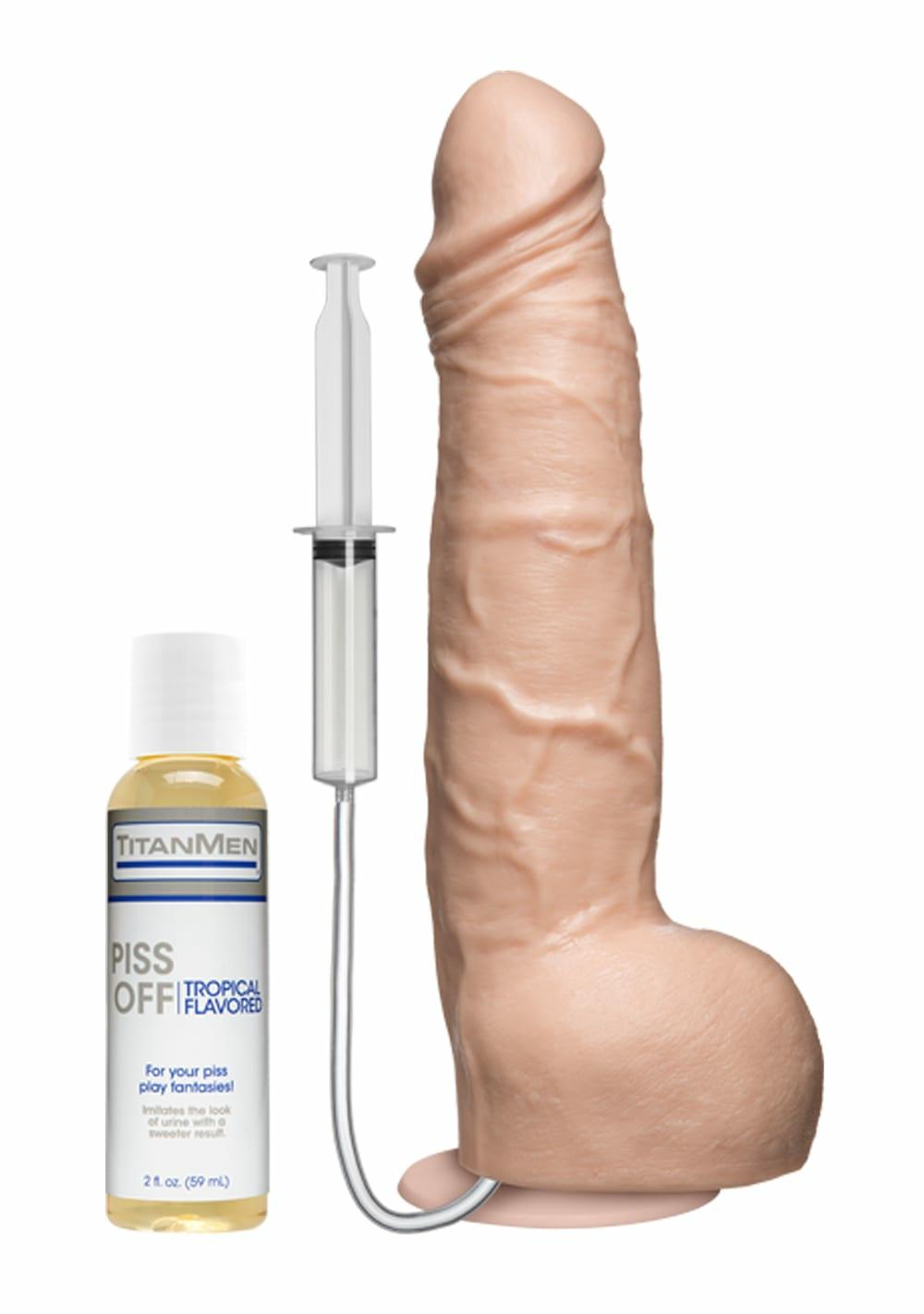 Titanmen® – Pissoff – Squirting Cock With Removable Vac-U-Lock™ Suction Cup – Vanilla Dildos Vanilla