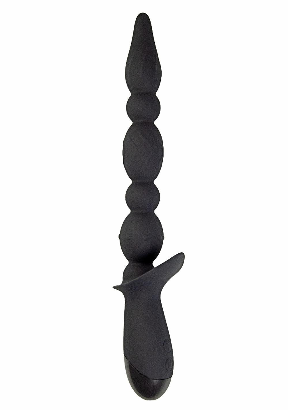 Vibrating Buttfuk Bendable Anal Wand Anal Black