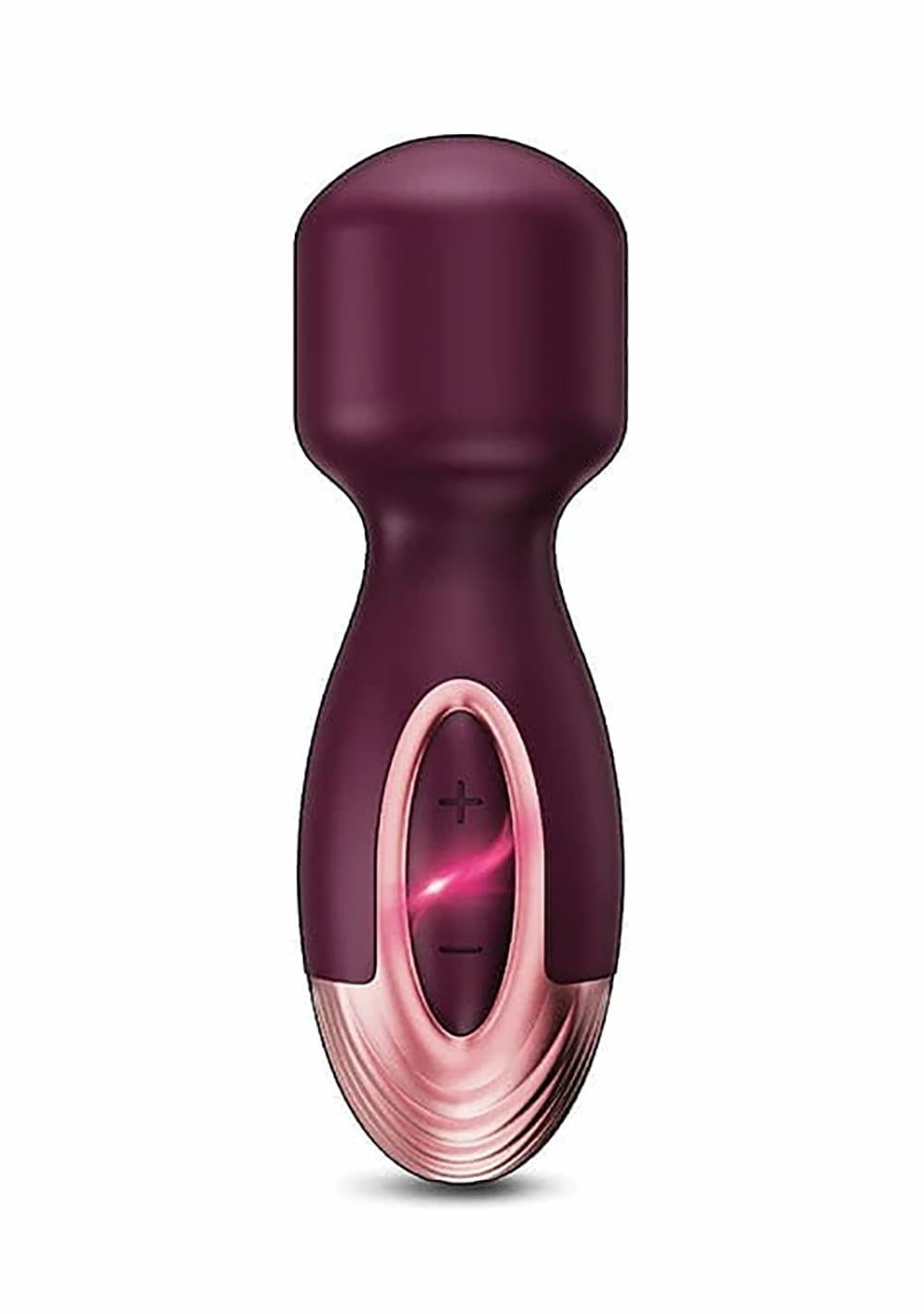 Zola Rechargeable Silicone Mini Wand Massagers Midnight