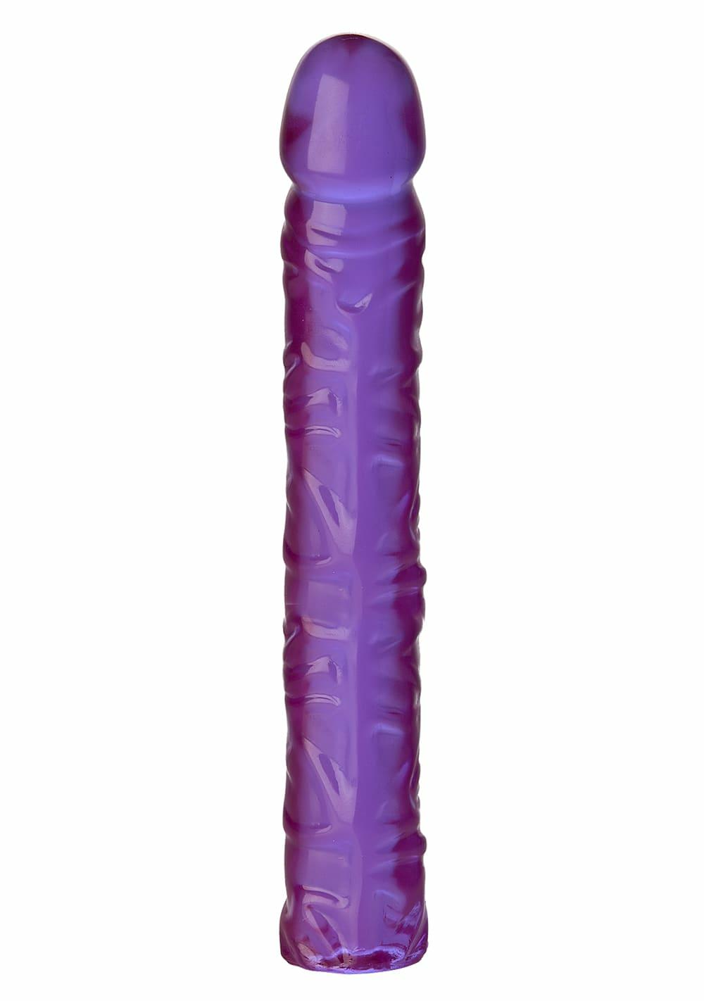 Crystal Jellies® 10″ Classic Dong Dildos Clear