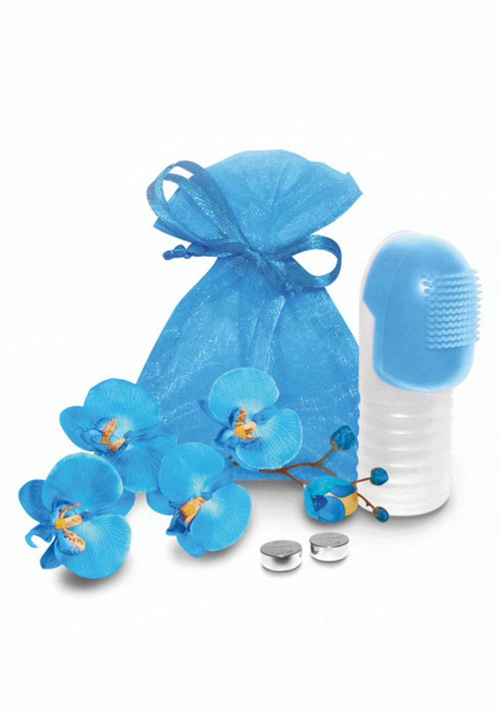 Fuzu Vibrating Fingertip Massager Vibrators Neon Blue