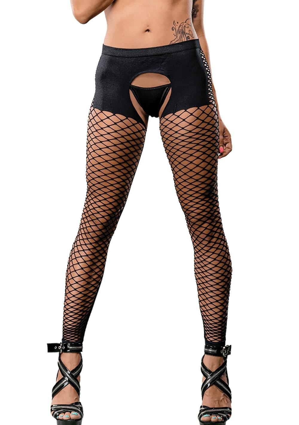 Sexy Boy Short Leggings Hosiery Black